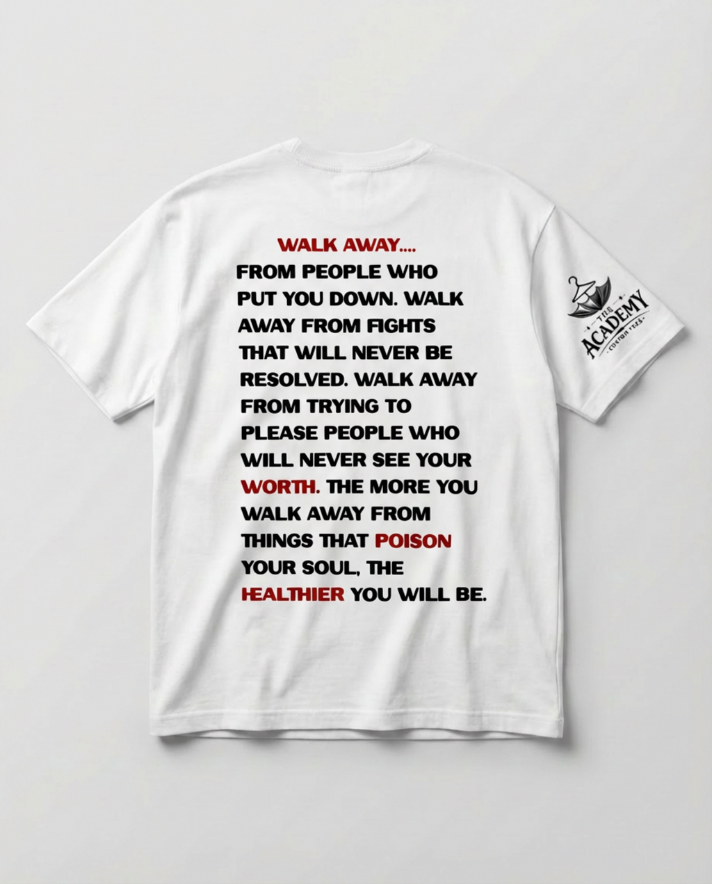 WALK AWAY ACADEMY GRAPHIC TEE