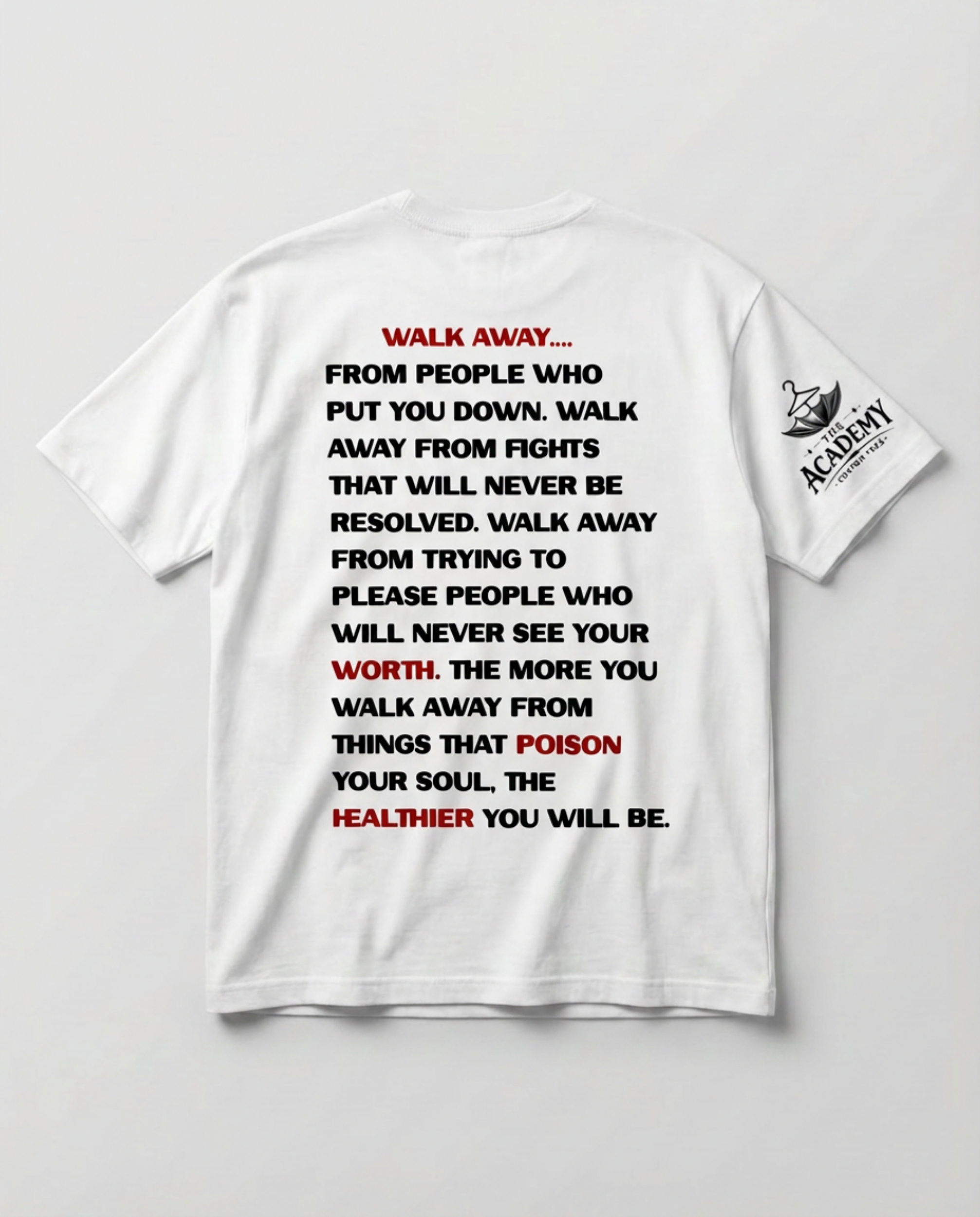 WALK AWAY ACADEMY GRAPHIC TEE