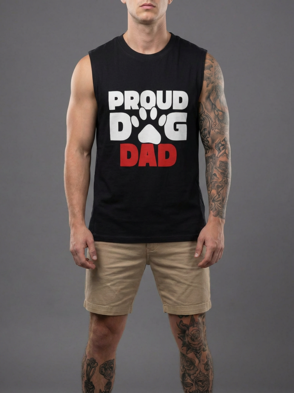 Proud Dog Dad Tank Top