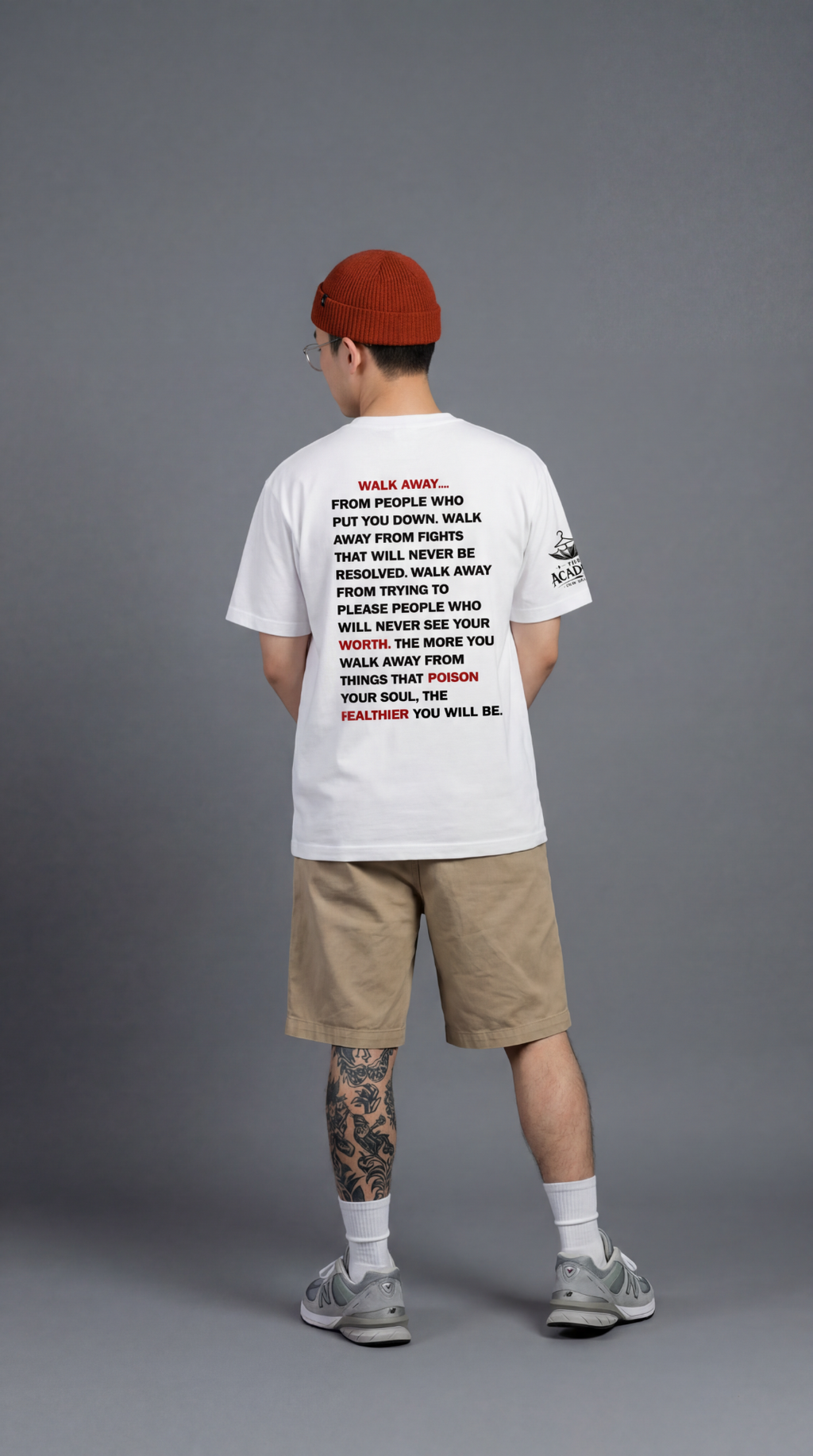 WALK AWAY ACADEMY GRAPHIC TEE