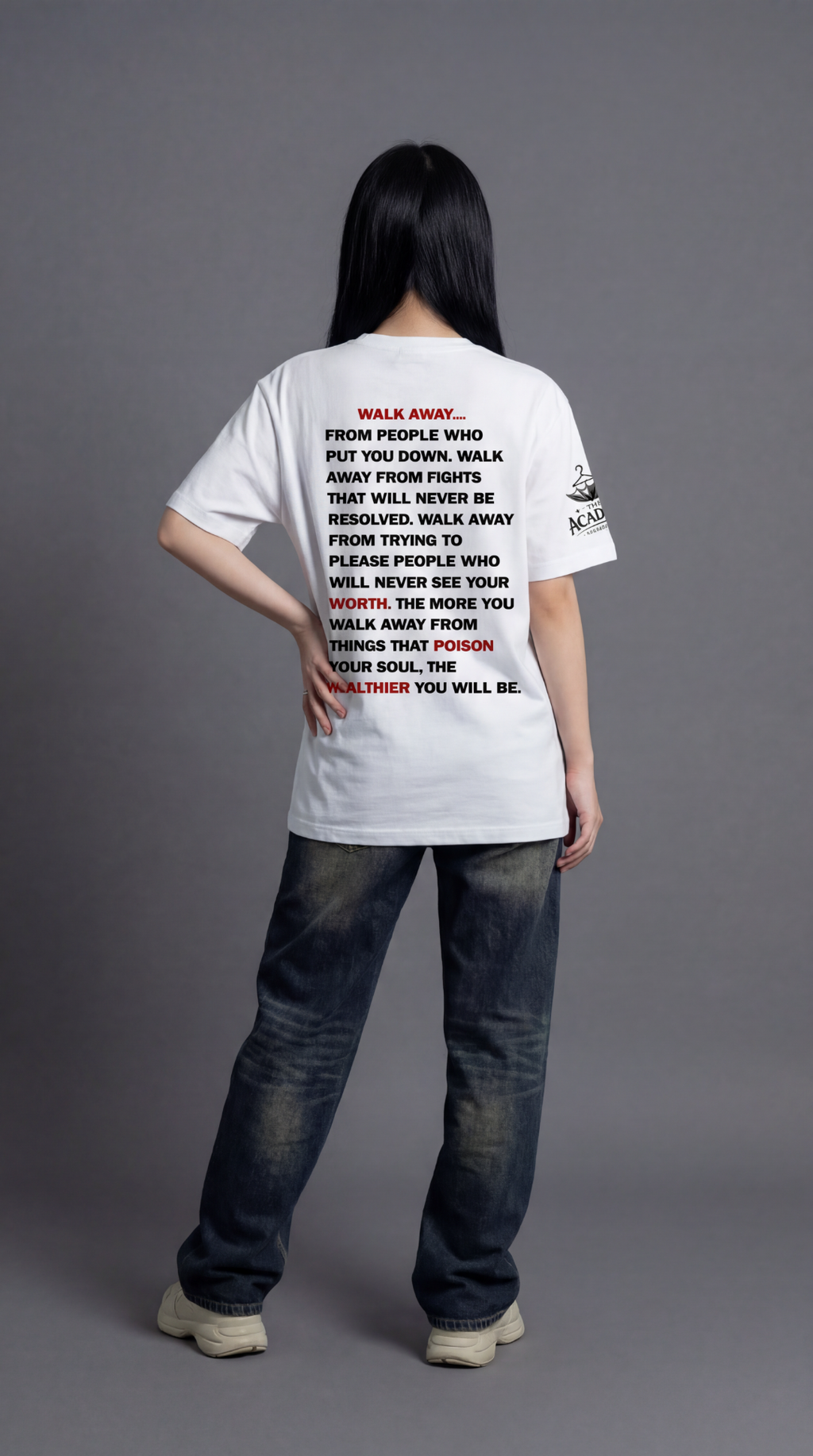 WALK AWAY ACADEMY GRAPHIC TEE