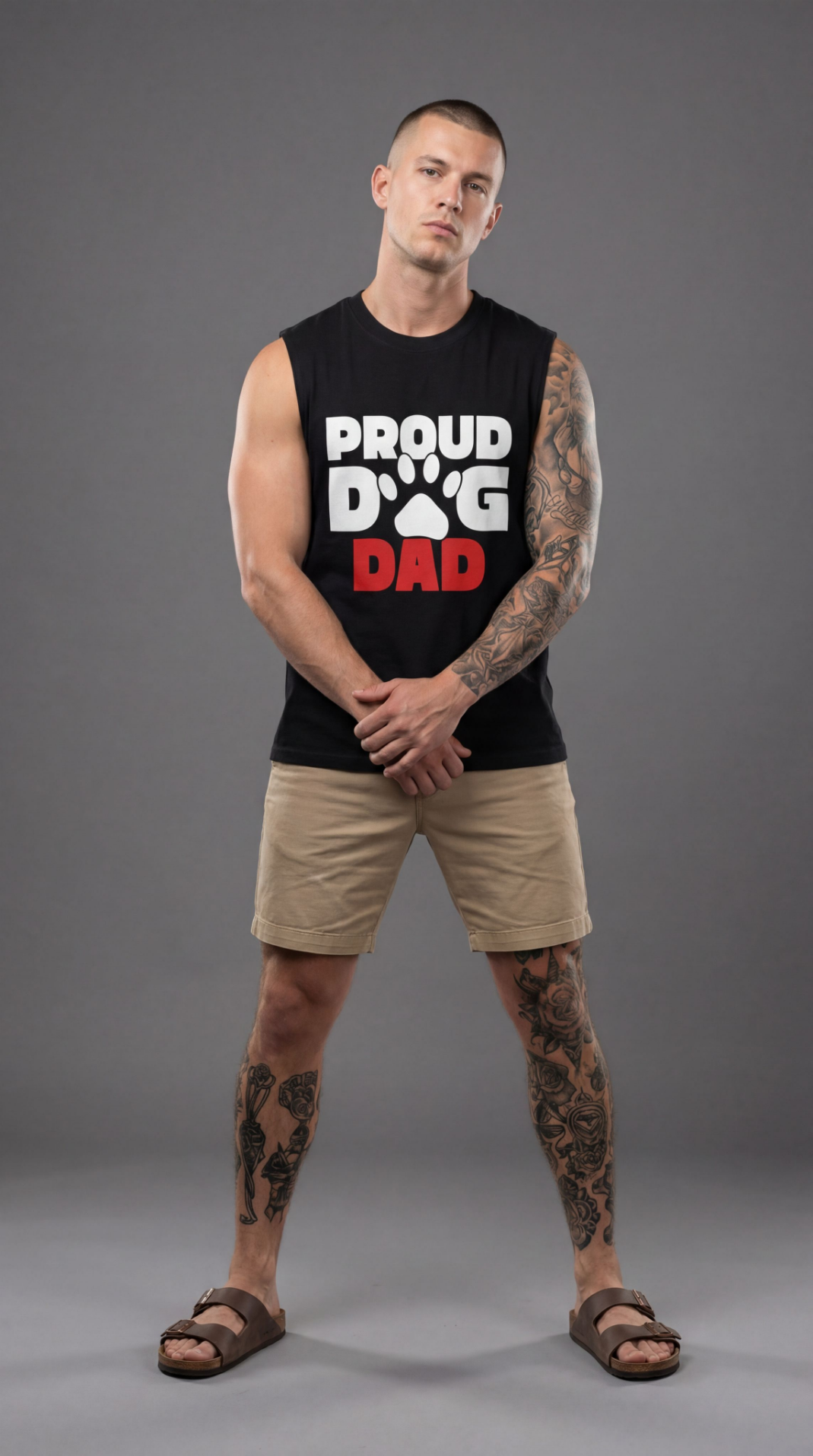 Proud Dog Dad Tank Top