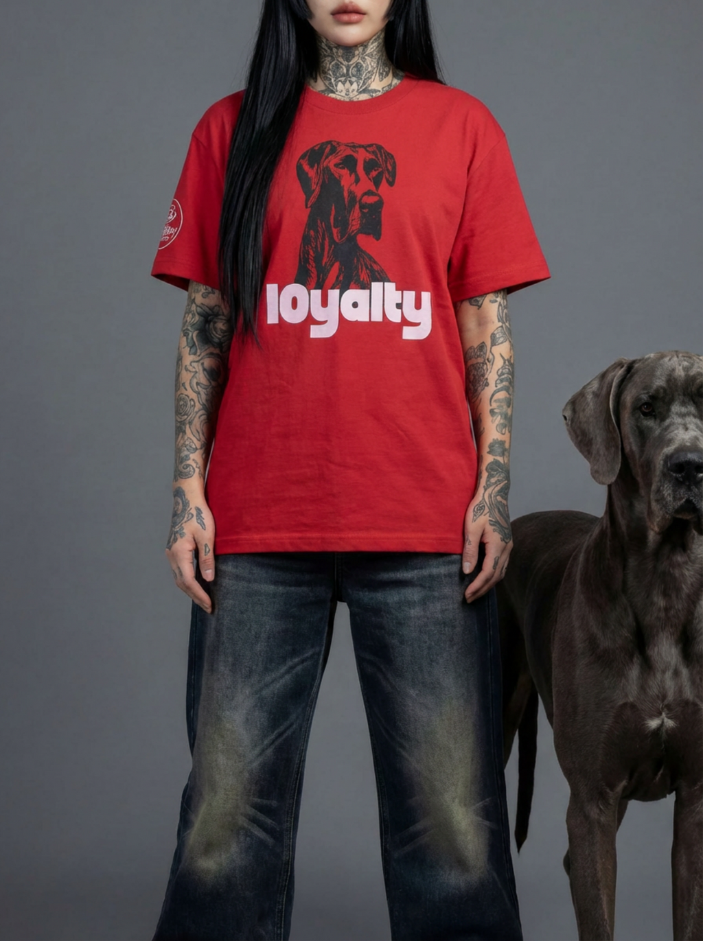 LOYALTY TEE WITH DOG