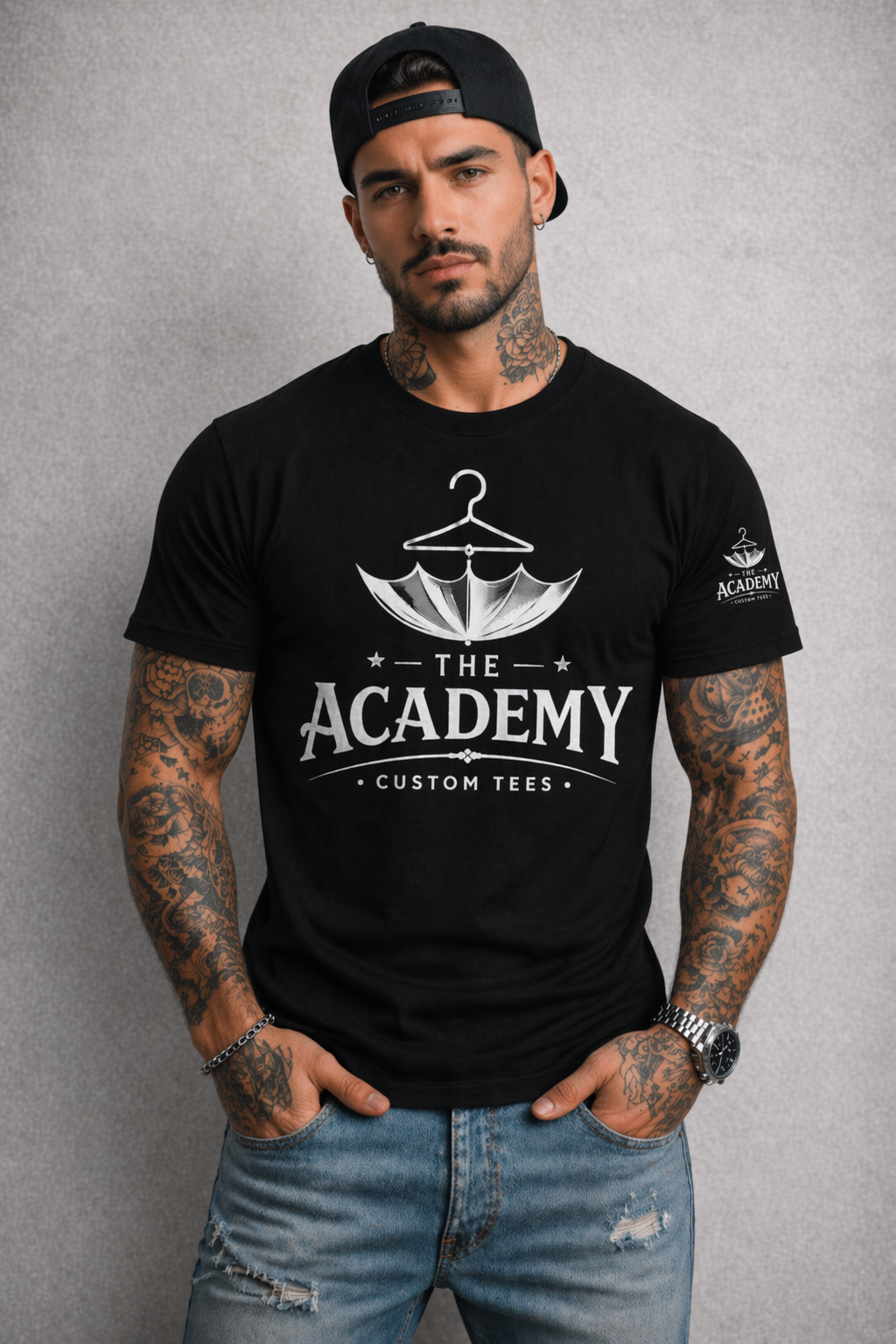 Academy Front Logo Tee