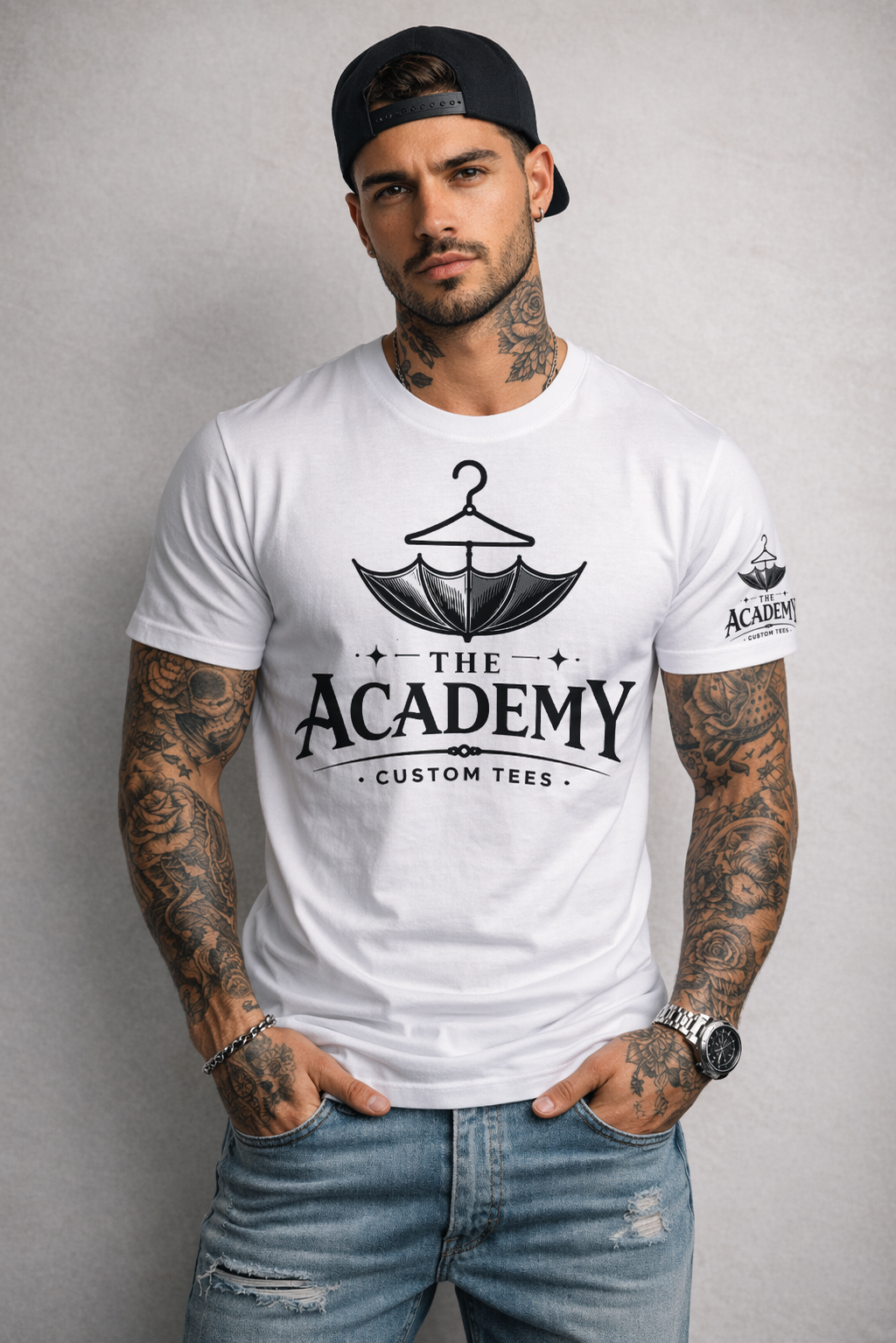 Academy Front Logo Tee