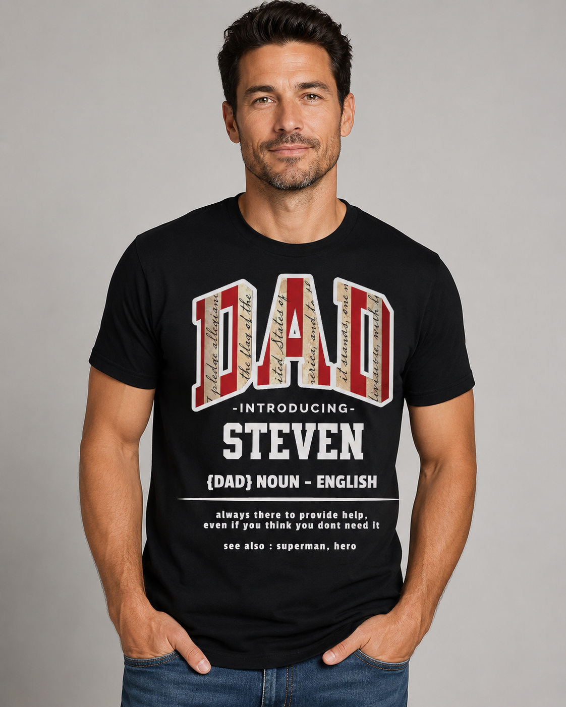 CUSTOM FATHERS DAY TEE