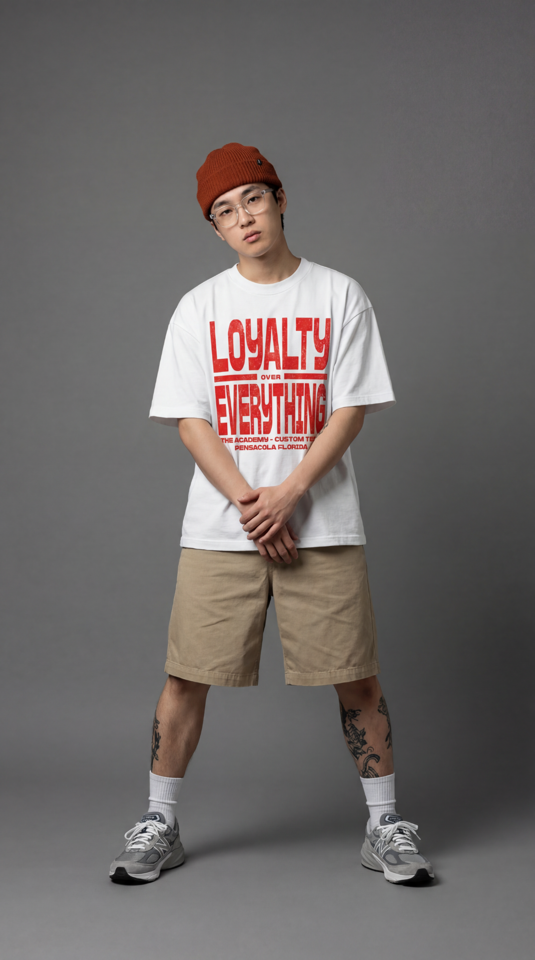 Loyalty Over Everything Graphic Tee – Red