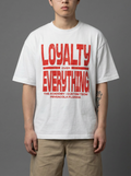 Loyalty Over Everything Graphic Tee – Red