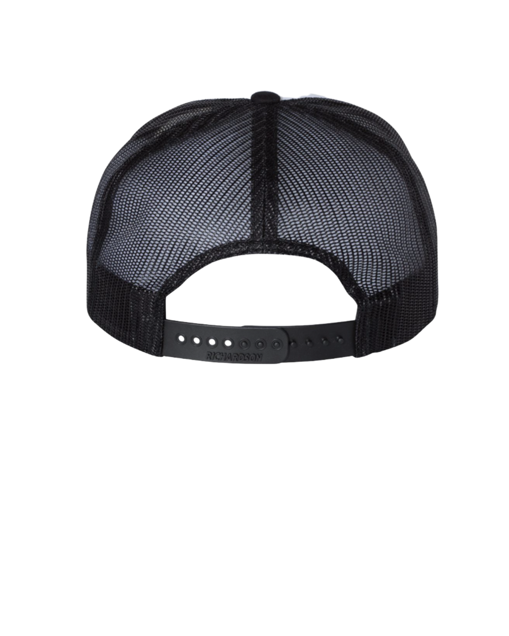 BLACK AND WHITE TRUCKER HAT